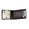kožené pouzdro na kreditní karty a bankovky s odnímatelnou kovovou sponou, v dárkové krabičce IDS